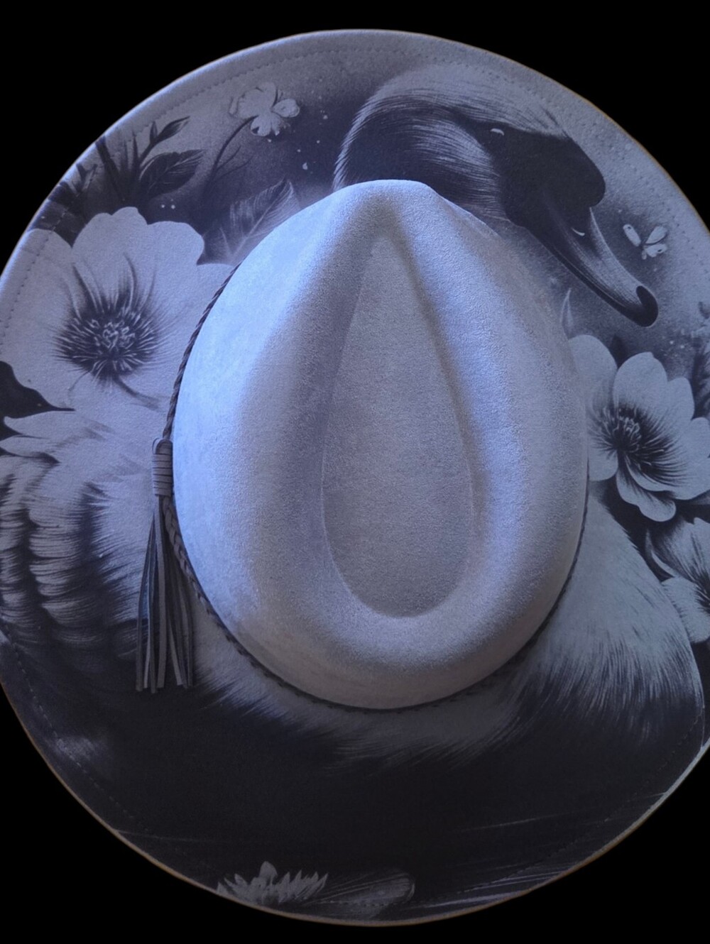 Engraved Hat-Premium Vegan Suede-Adjustable Unisex